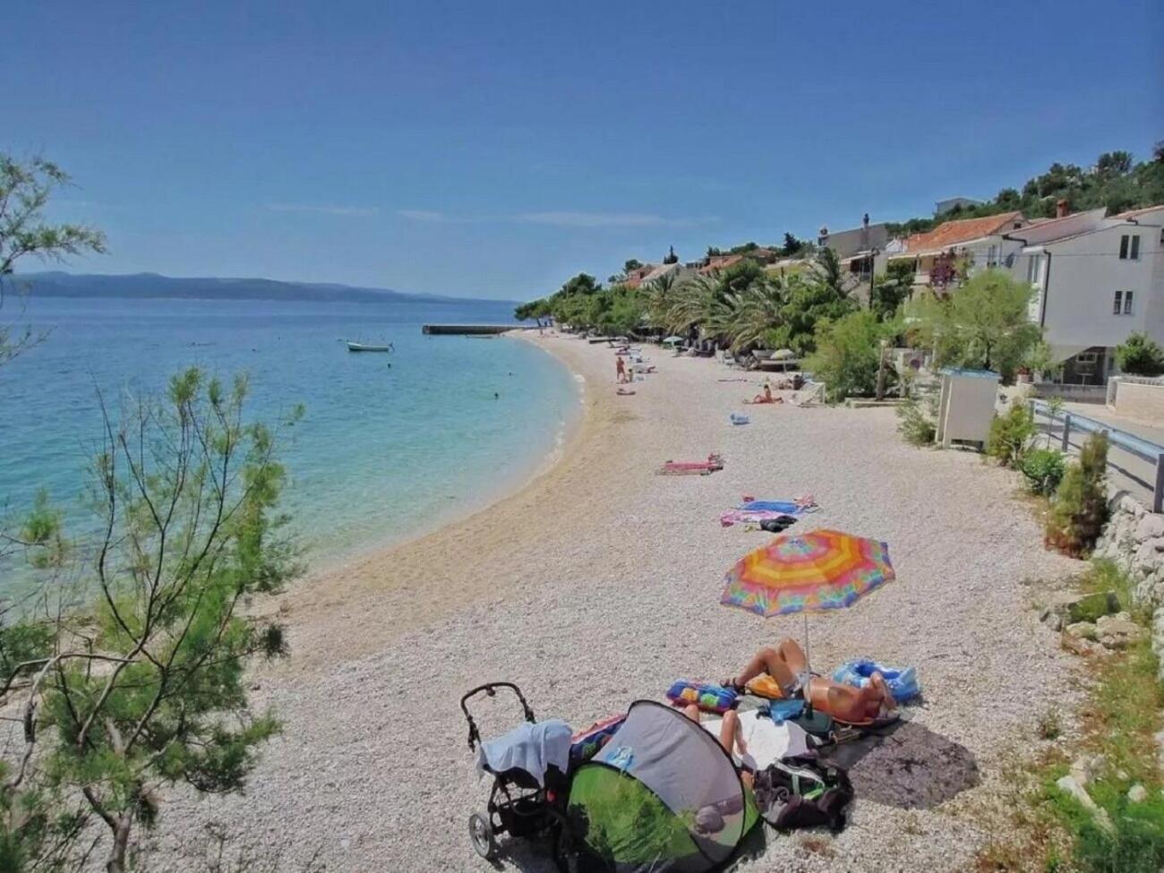 Apartment Knez 1 - 50 M From Beach Podstrana Bagian luar foto